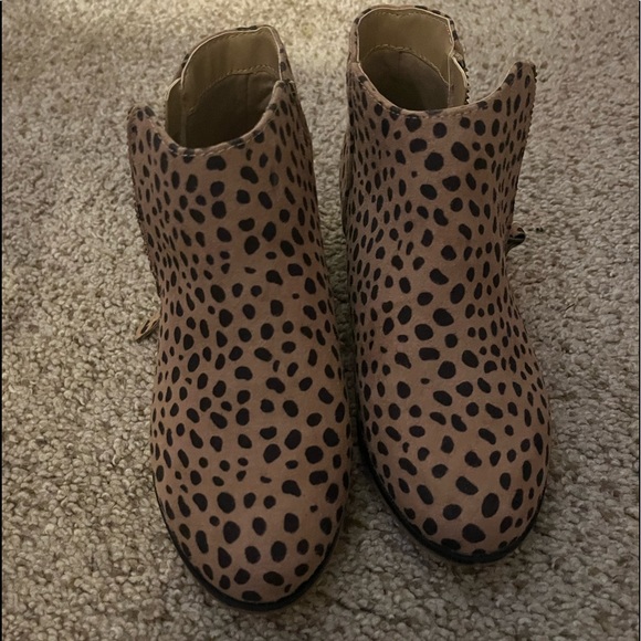Cat & Jack Shoes Cat Jack Cheetah Boots Poshmark